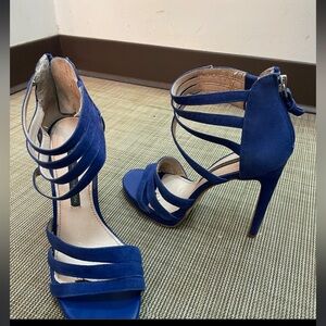 French connection Blue Strappy Heels